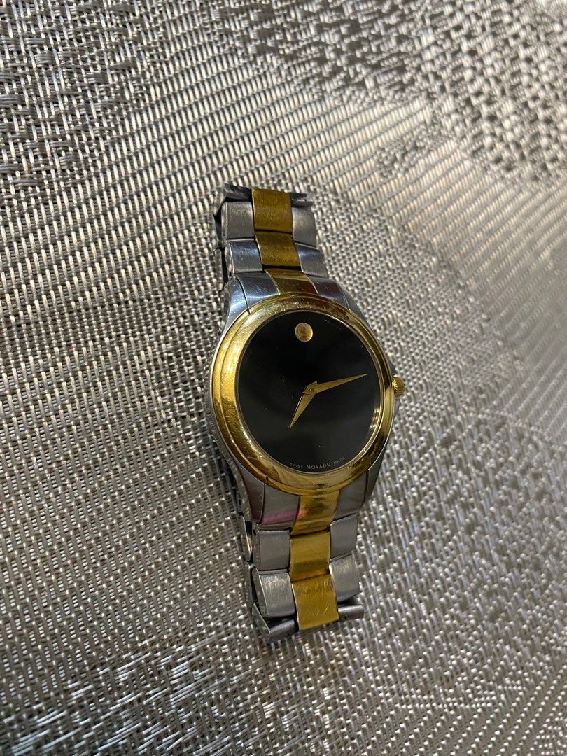 Swiss Movado Watch (Category: Luxury Watches) located in Manila. Submitted by milesalga46458 (Listing ID 1371082821, Image 2). Description: For Sale!! Swiss Movado Watch - Vintage watch - light Scratches - No links Below retail price!! .