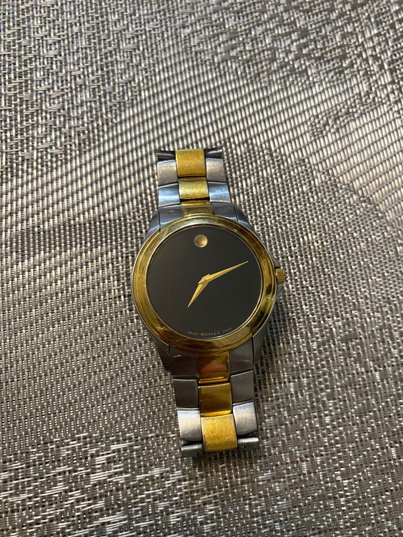 Swiss Movado Watch (Category: Luxury Watches) located in Manila. Submitted by milesalga46458 (Listing ID 1371082821, Image 1). Description: For Sale!! Swiss Movado Watch - Vintage watch - light Scratches - No links Below retail price!! .