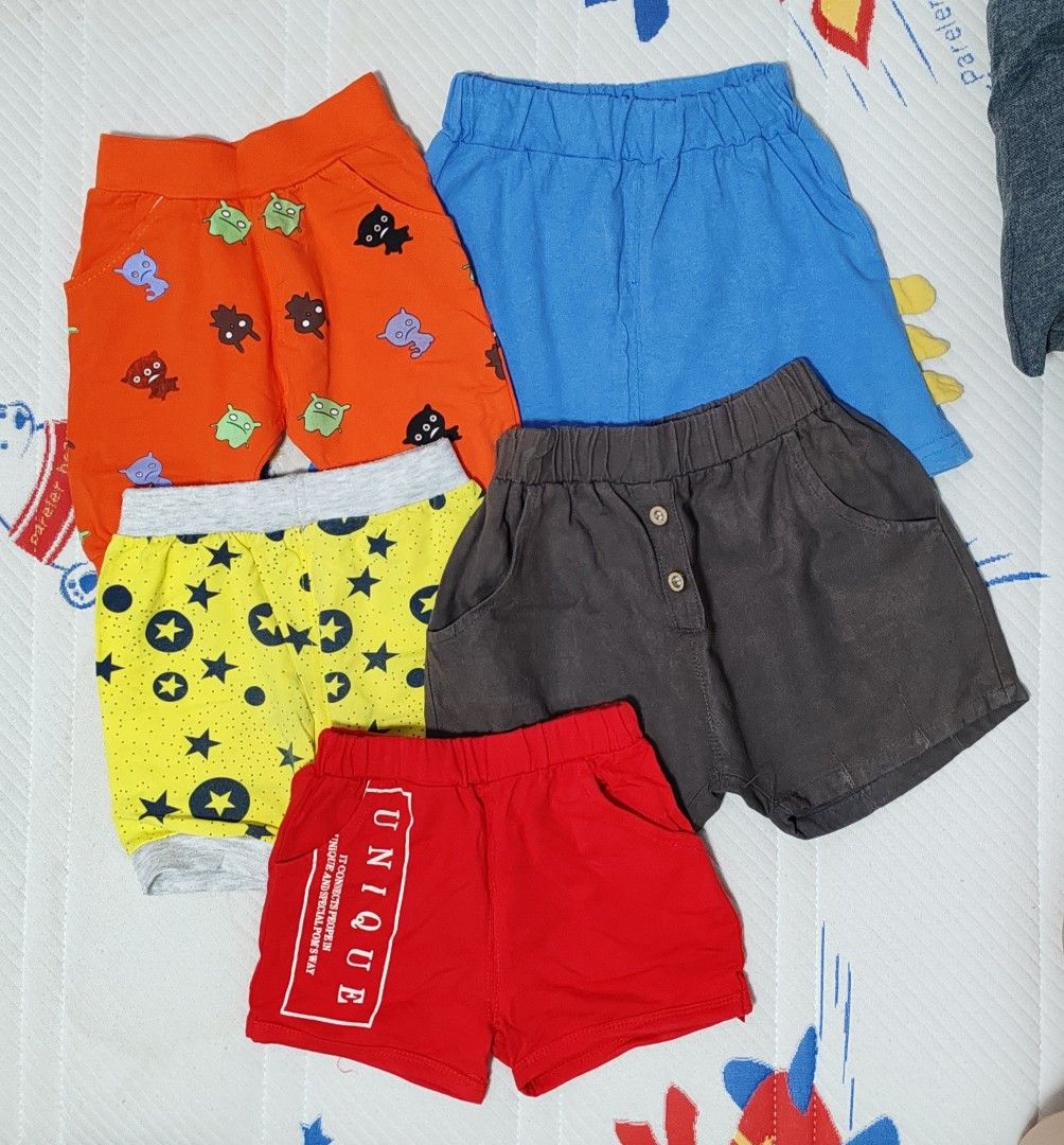 TAKE ALL Assorted Kids Shorts |Boys| (Category: Babies & Kids Fashion) located in Santa Rosa. Submitted by acw0604 (Listing ID 1371197264, Image 1). Description: Well Used Baby Boy Shorts 3 to 9 months FOR TAKE ALL.