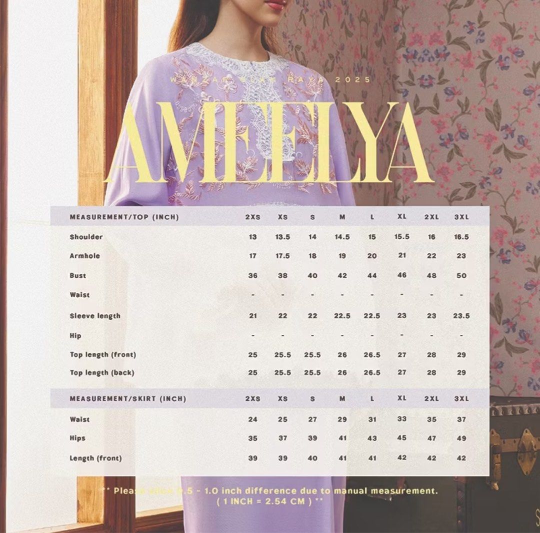 Wanzar (Category: Baju Kurung & sets) located in Bayan Lepas. Submitted by ninawazir (Listing ID 1371253871, Image 3). Description: Sedondon Wanzar - Lilac Mom size L Kids girl 5-6 Kids girl 7-8 .