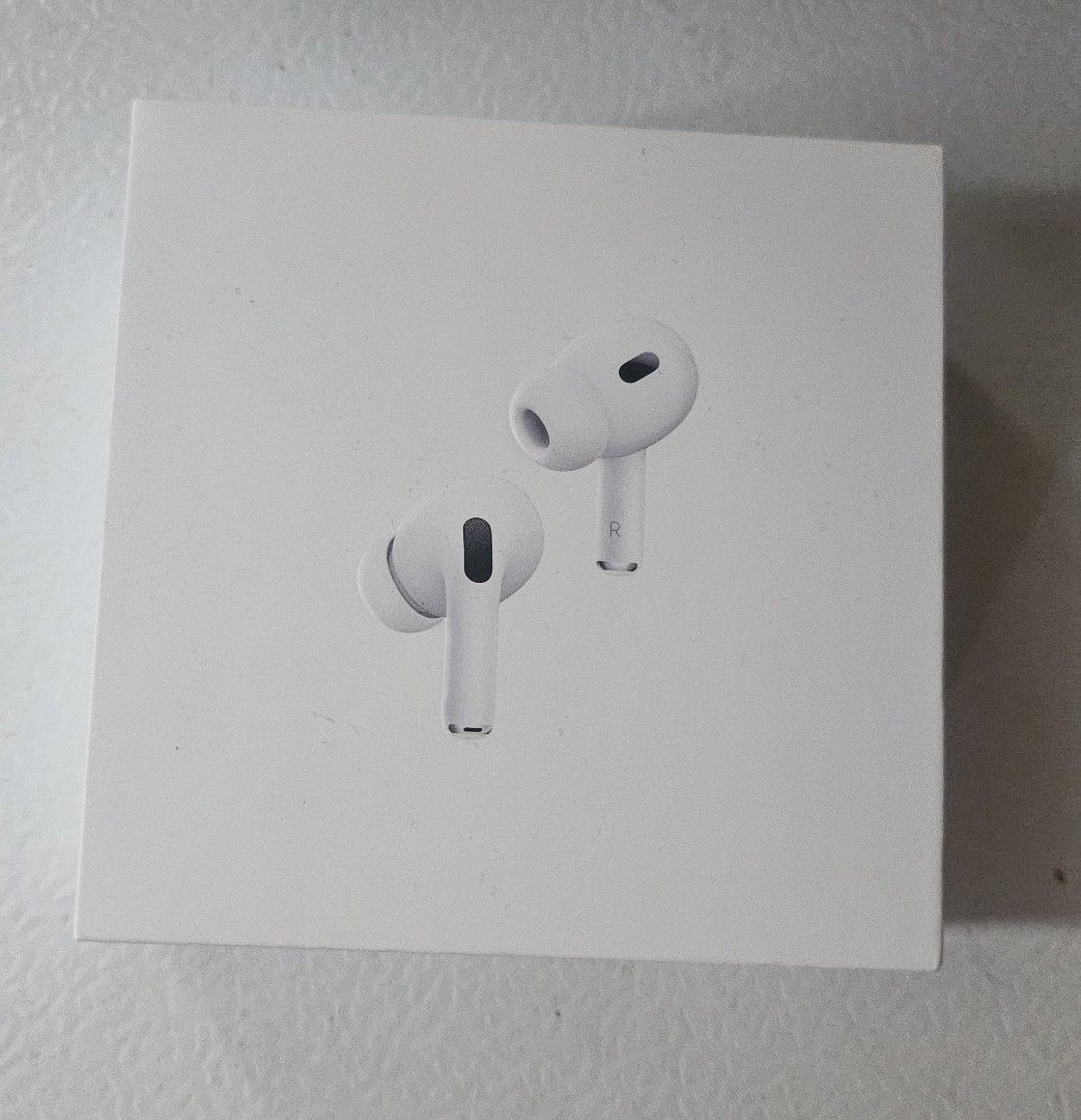 Apple Airpods Pro 2 Gen 2 (Category: Headphones & Headsets) located in Singapore. Submitted by dmane70 (Listing ID 1371440299, Image 1). Description: Brand new Apple Airpods Pro 2 USB C comes with 1 year warranty Please note it's with new manufacturing date so more battery life unlike other pieces on the market..