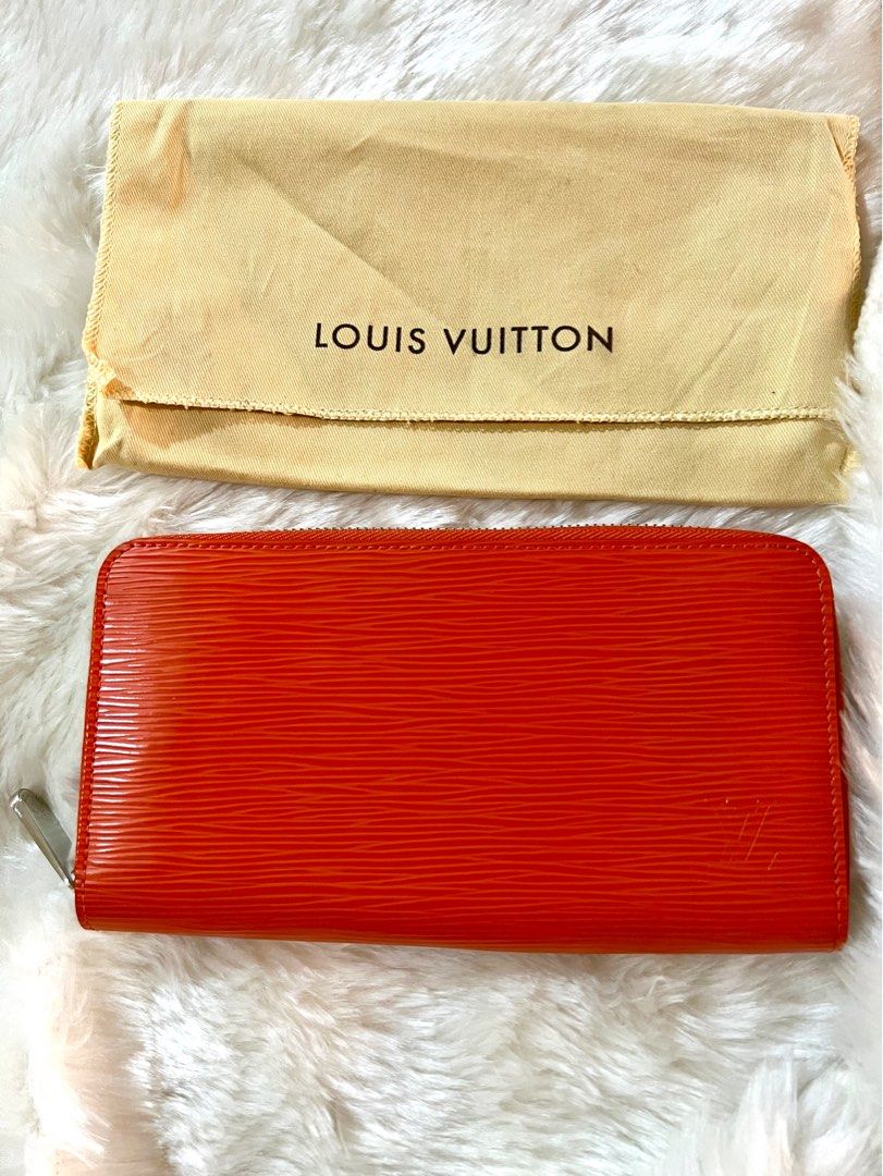 Authentic Louis Vuitton Piment Epi Leather Zippy Wallet (Category: Luxury Bags & Wallets) located in Las Pinas. Submitted by iceedevclutter (Listing ID 1371426324, Image 1). Description: With original sackbag Barely used From Jpn Free shipping within NCR ‼️.