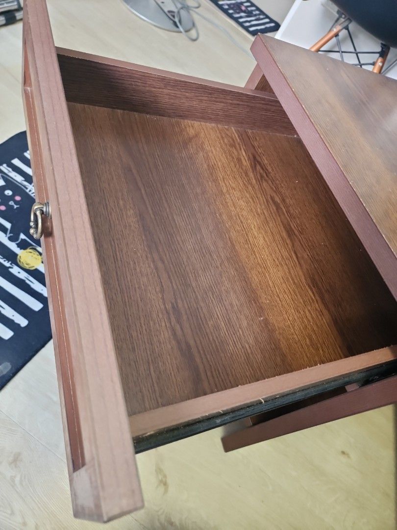Bedside table (Category: Other Home Furniture) located in Singapore. Submitted by missyq (Listing ID 1371406494, Image 2). Description: besides tables have 2. 40 dollars for 2.