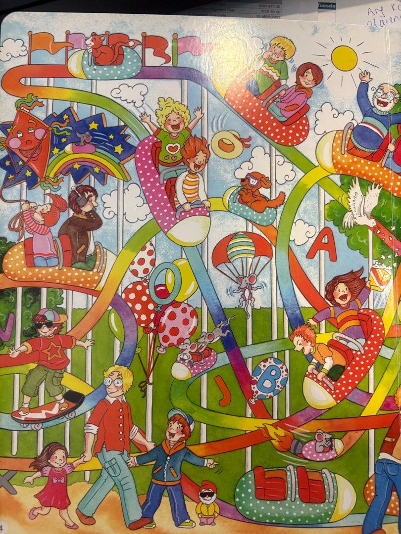 Brain memory development (Category: Children's Books) located in Singapore. Submitted by supermummie (Listing ID 1371459094, Image 3). Description: 6 books to spot colours, shapes, alphabets, candy and numbers. Collect at various locations where I go. By a German famous publisher. Helped my girl to have photographic memory. .