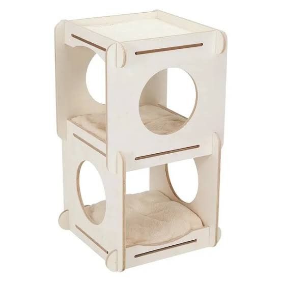 CAT TOWER BED FURNITURE (Category: Homes & Other Pet Accessories) located in Manila. Submitted by ilovemie (Listing ID 1371519405, Image 1). Description: Cat Tower - 2 Pcs available Each tower comes with 2 pillows and 1 sisal mat that can be velcroed to the tower. Can no longer be disassembled. For pick-up only. Location is Mandaluyong City, MM. Message for actual photo. Price: If 1 PC - PhP1,000 If 2 PC - PhP1,800.
