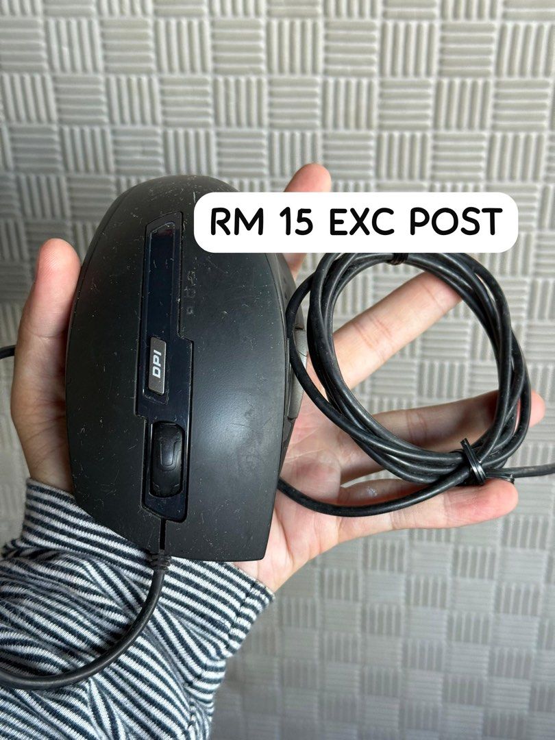 computer mouse (Category: Mouse & Mousepads) located in Kadok. Submitted by bundlekadok (Listing ID 1371438830, Image 1). Description: ITEM PRE❤️ FROM SINGAPORE CONDTION SEPERTI DALAM GAMBAR ITEM ELEKTRIK SELL WITH WARANTY WS DETAIL : 012 9052 753 LOCATION : FF BUNDLE KADOK ( KG KADOK KOTA BHARU KELANTAN ) WAKTU OPERASI : SABTU - KHAMIS ( 9.30 PG - 6.30 PTG ) JUMAAT SHJ CUTI.