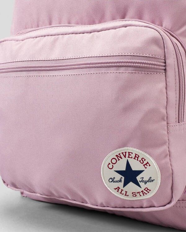Converse go 2 Backpack Purple Pink (Category: Backpacks) located in Quezon City. Submitted by gellliiichii (Listing ID 1371485361, Image 3). Description: Selling this backpack since konti nalang naman na gamit dadalhin ko sa school. perfect sha sa mga mararaming books ang dala and yung color niya parang purple na pink Hahahah lightly used so mukha talaga shang bago can send u the actual pic LP: 800 PHP IF PAY AGAD loc: caloocan city.