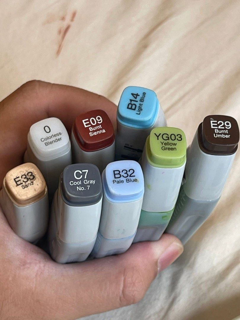 Copic Markers and Refills Set (Category: Craft Supplies & Tools) located in Cainta. Submitted by mockingjaymes (Listing ID 1360548233, Image 2). Description: *Still slightly negotiable! Hi! I’m selling my Copic markers as a set: Copic Sketch Markers (29 pcs.) Copic Class Markers (8 pcs.) Copic Refills (9 pcs.) All in for 4k Pesos! All listed colors were tested and are still working. Please manage your expectations as these have already been used 