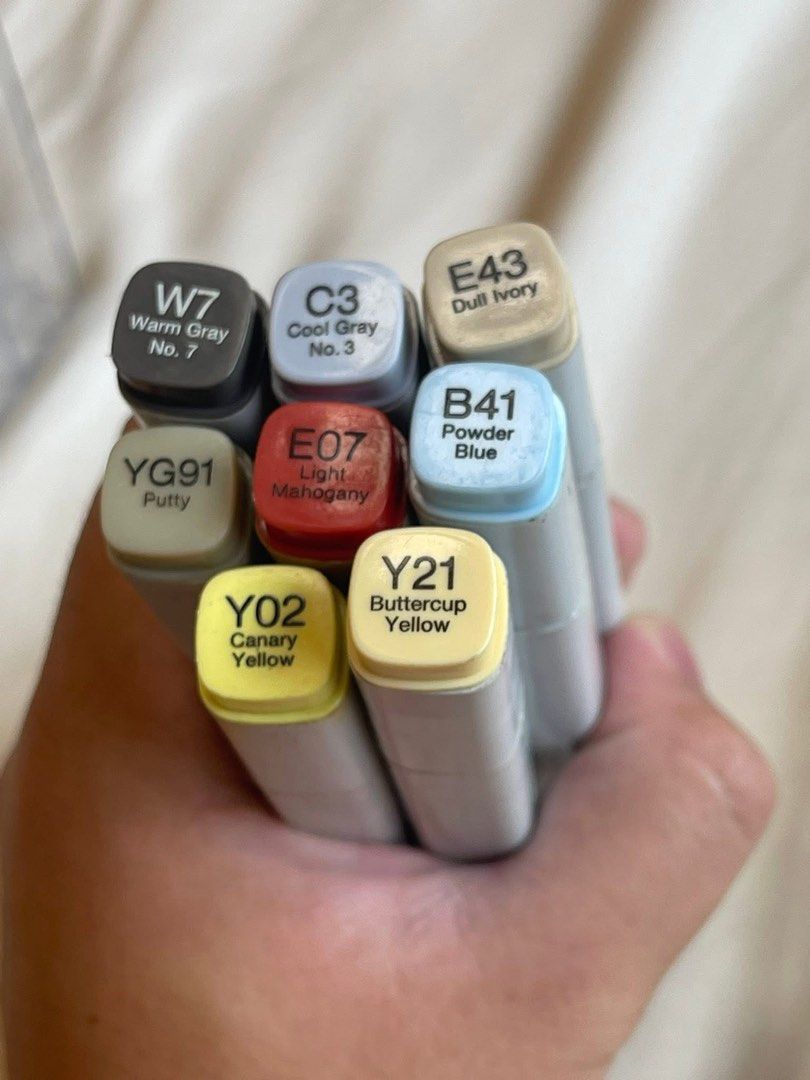Copic Markers and Refills Set (Category: Craft Supplies & Tools) located in Cainta. Submitted by mockingjaymes (Listing ID 1360548233, Image 3). Description: *Still slightly negotiable! Hi! I’m selling my Copic markers as a set: Copic Sketch Markers (29 pcs.) Copic Class Markers (8 pcs.) Copic Refills (9 pcs.) All in for 4k Pesos! All listed colors were tested and are still working. Please manage your expectations as these have already been used 