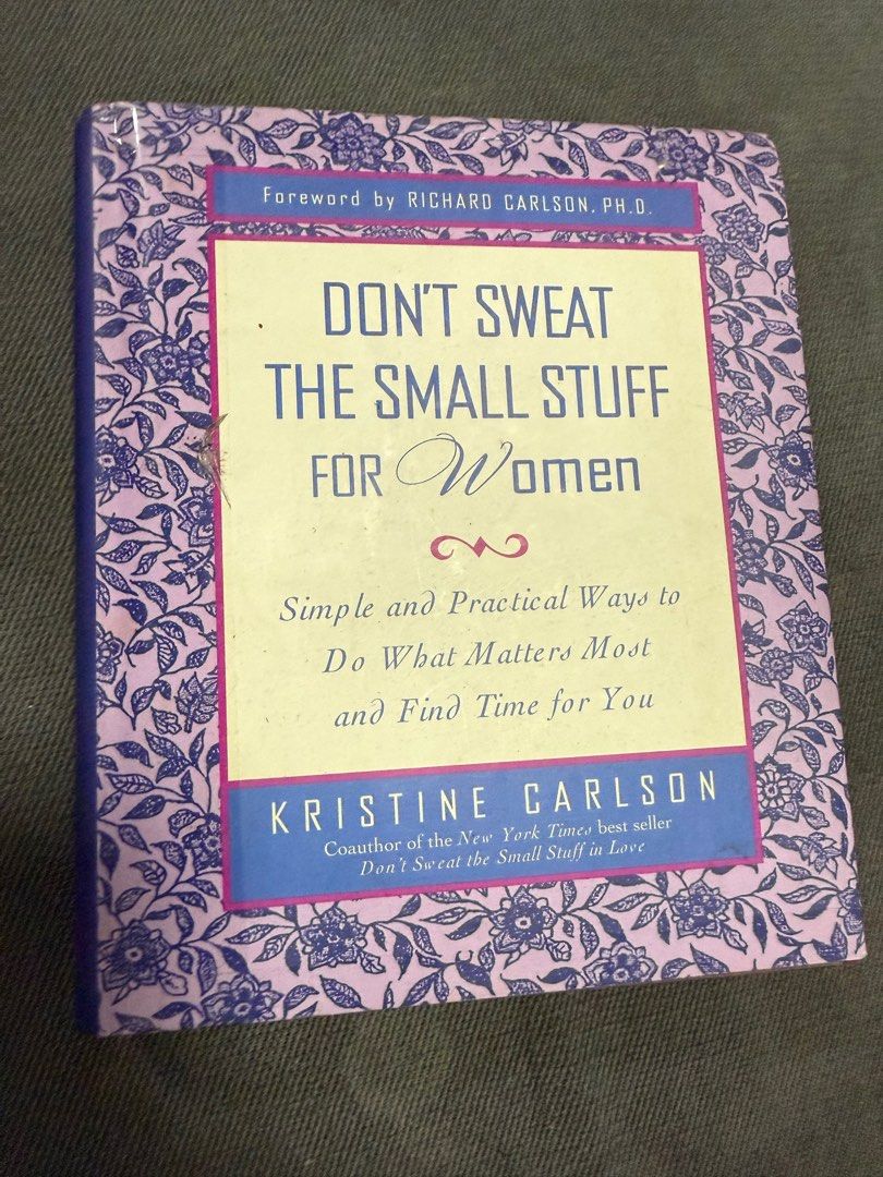 Don’t Sweat the Small Stuff for Women (Category: Storybooks) located in Manila. Submitted by spaigel (Listing ID 1371490813, Image 1). Description: Hardbound small. First few chapters have lines Yellow-ish pages.