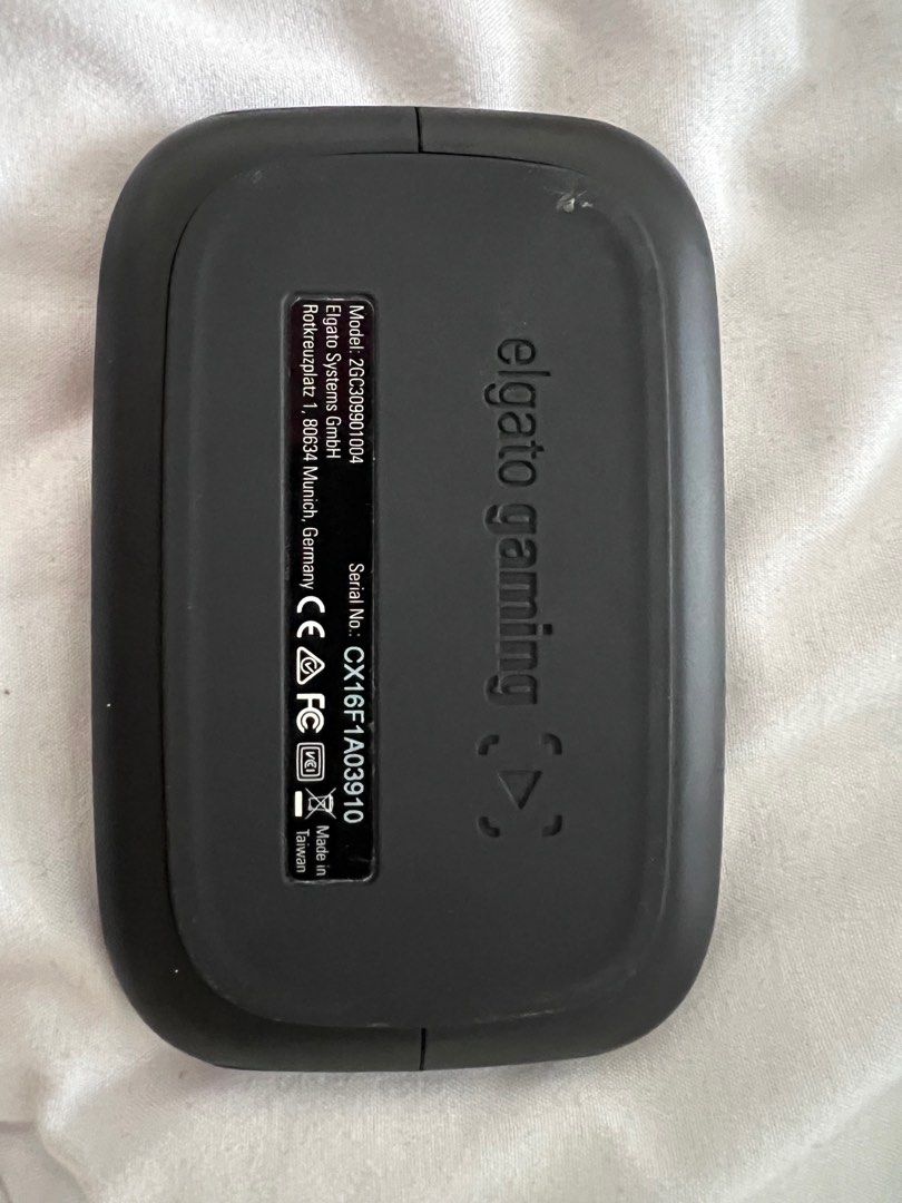 Elgato HD60S Streaming Device, Capture Card (Category: Other Accessories) located in Singapore. Submitted by gamer2148 (Listing ID 1371385546, Image 2). Description: A capture card that you can use to stream from your consoles to your PC to then go live on Twitch or record gameplay videos for YouTube. I only used it a couple of times. 2 cables includes. One for the USB C power, the other is for the HDMI..