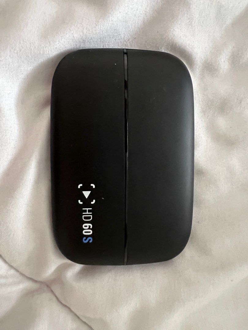Elgato HD60S Streaming Device, Capture Card (Category: Other Accessories) located in Singapore. Submitted by gamer2148 (Listing ID 1371385546, Image 1). Description: A capture card that you can use to stream from your consoles to your PC to then go live on Twitch or record gameplay videos for YouTube. I only used it a couple of times. 2 cables includes. One for the USB C power, the other is for the HDMI..