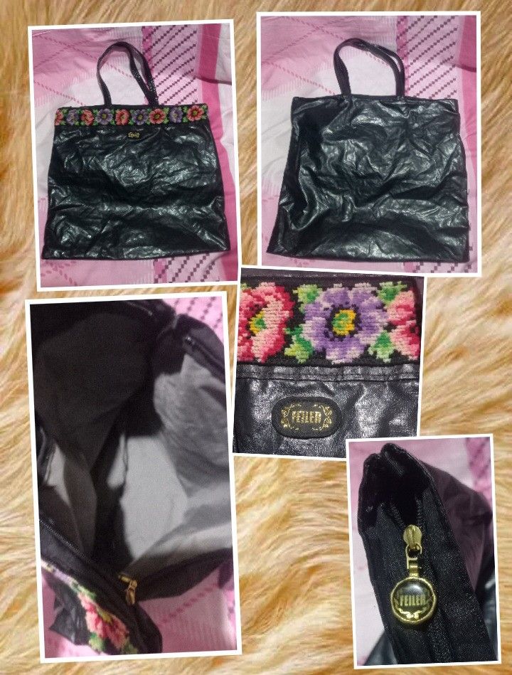 Feiler Tote Bag Black (Category: Shoulder Bags) located in Manila. Submitted by twinklelyn03 (Listing ID 1371544080, Image 2). Description: Feiler Tote Bag Black ykk zipper see photos for details pm sa sure buyer only maraming salamat po! #feiler #totebag.