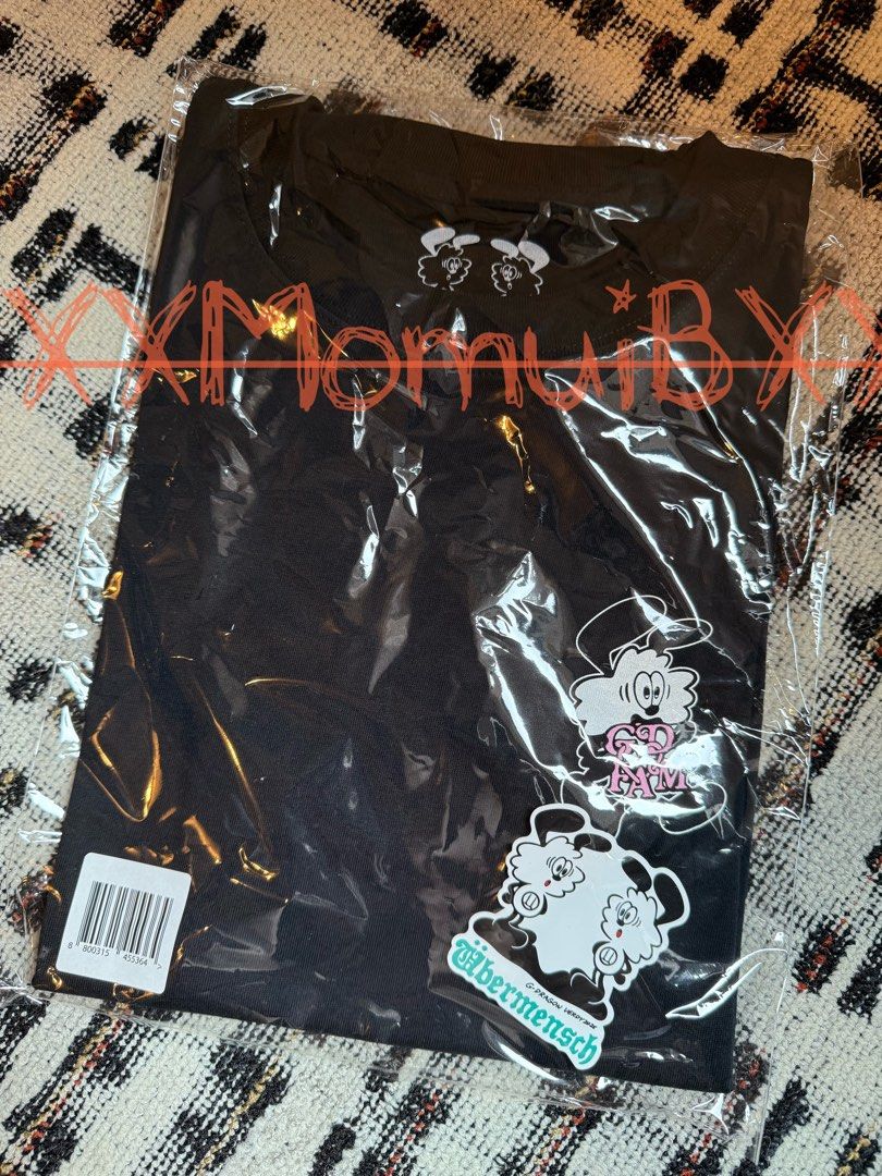 G-Dragon Ubermensch Merch 周邊產品黑色Verdy 聯名Tee XXL
