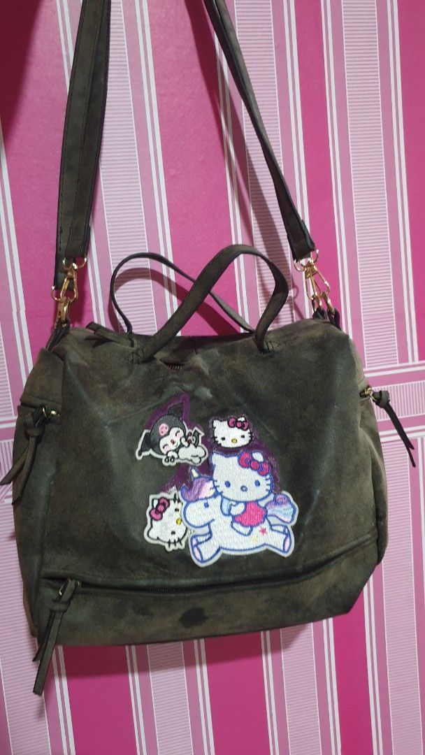 Hellokitty two way bag (Category: Cross-body Bags) located in Dasmarinas. Submitted by kittyfc01 (Listing ID 1371415631, Image 1). Description: Never been used bag... Still new... Sign of storage,due to long time storage...