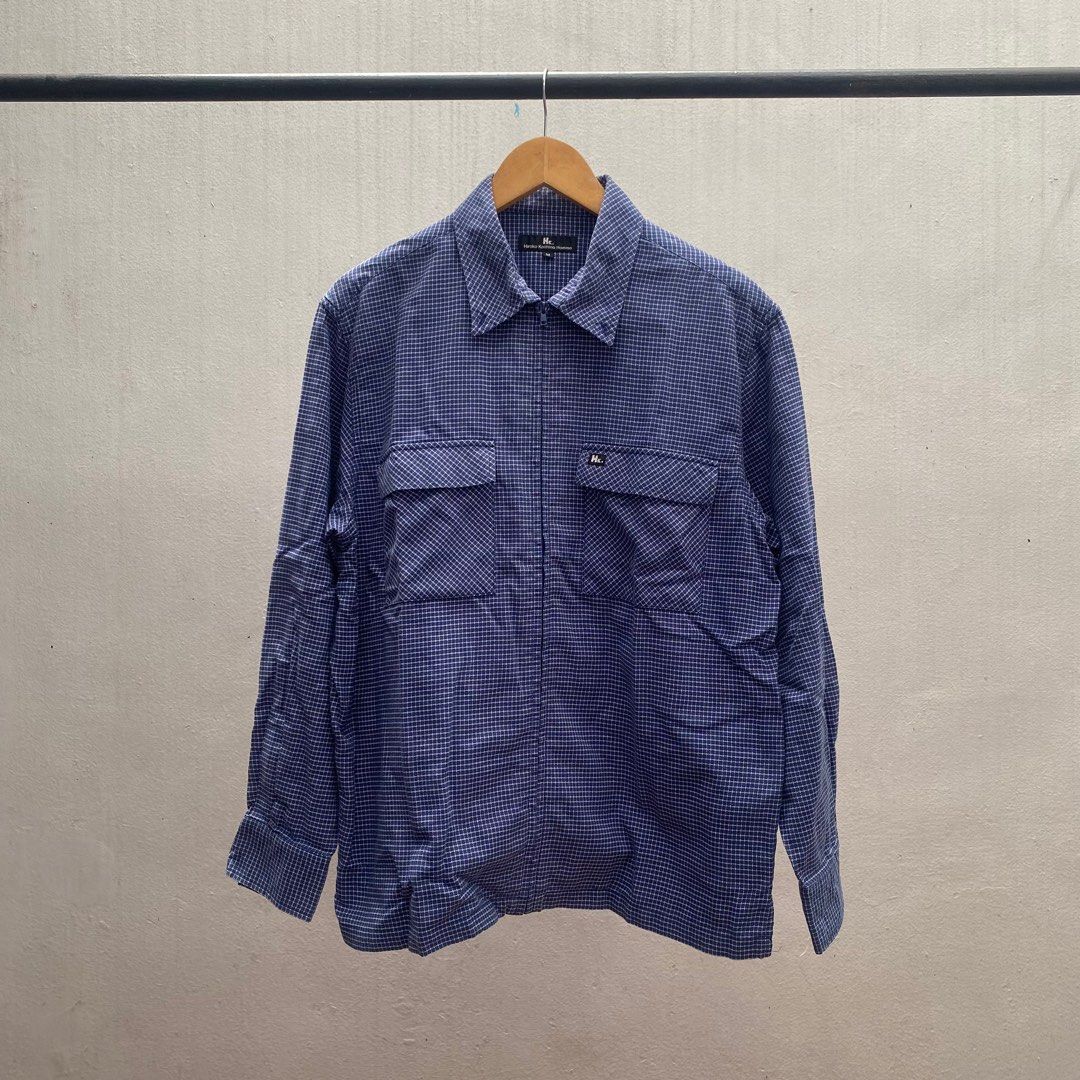 Hiroko Koshino Work Jacket (Category: Coats, Jackets and Outerwear) located in Quezon City. Submitted by rylledup (Listing ID 1371378133, Image 1). Description: Hiroko Koshino Work Jacket Width: 22.5 Length: 27.5 Price: 800 .