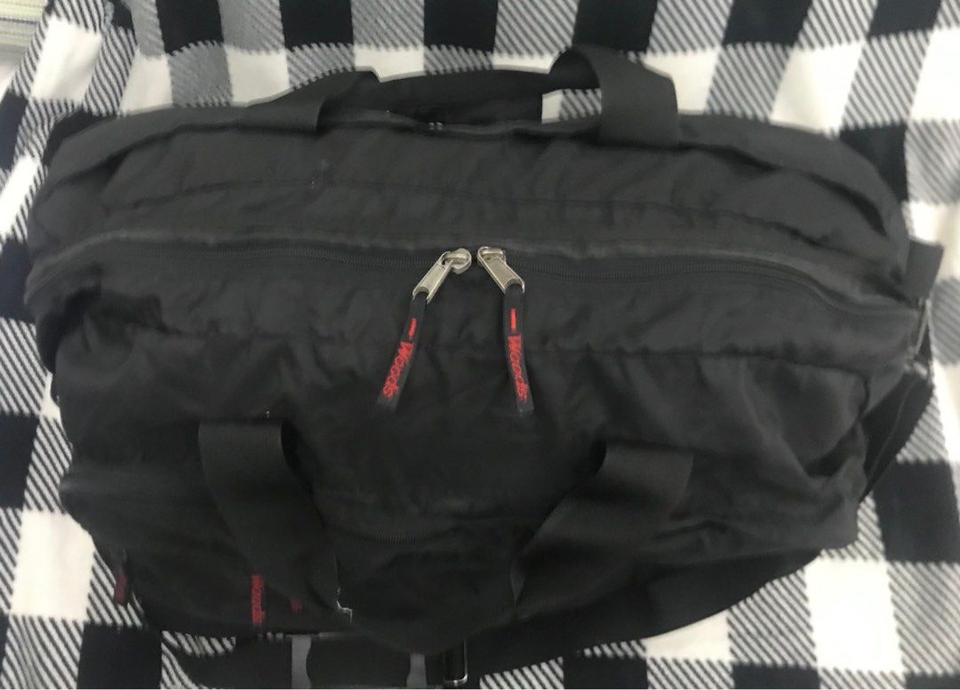 Large Duffle Bag (Category: Backpacks) located in Quezon City. Submitted by 79moving (Listing ID 1371422754, Image 3). Description: Woods Outdoor Oversize/Duffle Bag 24” X 13” Clean No issue.