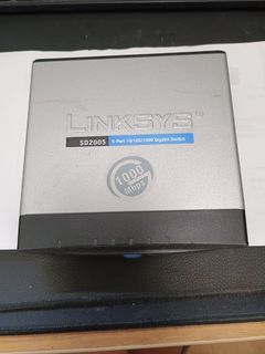 Linksys SD2005 5 port gigabit switch63006694476931110