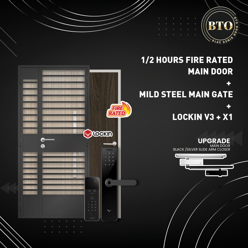 Main Door/ Main Gate/ Digital Lock/ Door/ Solid Laminate/ Solid Wood ...