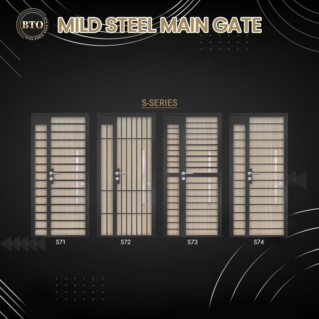 Mild Steel Gate/ Steel Gate/ Metal Gate/ Gate Lock/ HDB Gate/ Lock ...
