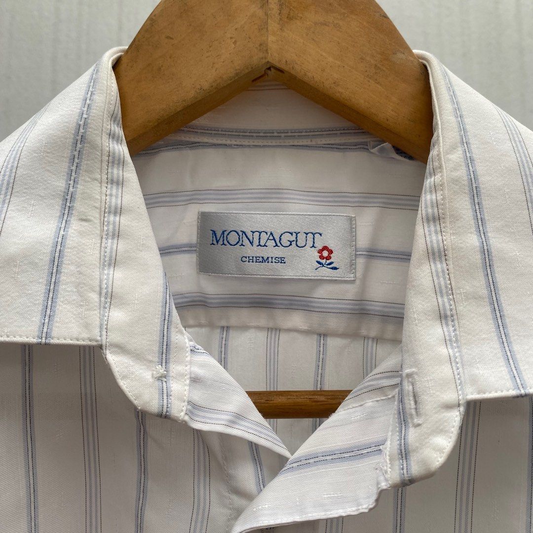 Montagut Striped Longsleeves (Category: Formal Shirts) located in Quezon City. Submitted by rylledup (Listing ID 1371379896, Image 3). Description: Montagut Striped Longsleeves Width: 20 Length: 29 Price: 500 .