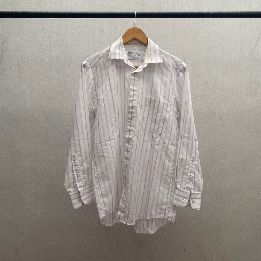 Montagut Striped Longsleeves (Category: Formal Shirts) located in Quezon City. Submitted by rylledup (Listing ID 1371379896, Image 1). Description: Montagut Striped Longsleeves Width: 20 Length: 29 Price: 500 .