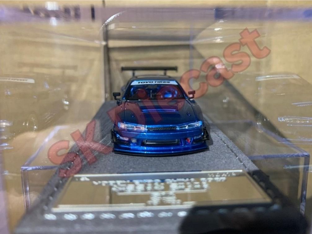 MORTAL1/64 シルビアS14 HEC中国EDITION青色384/799