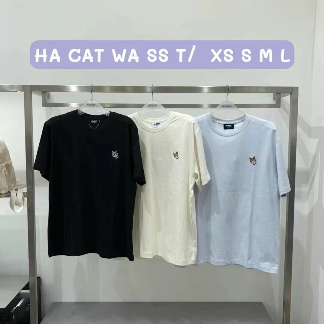 Nerdy HANDSOME CAT WAPPEN S/S T-SHIRT, 男裝, 上身及套裝, T