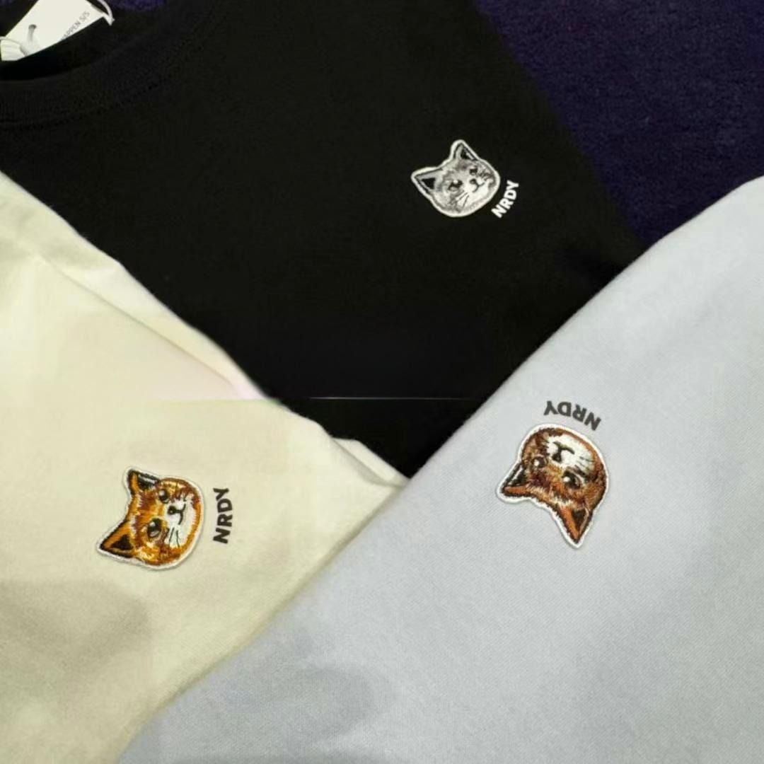 [ NERDY ]★25SS★HANDSOME CAT WAPPEN SHORT SLEEVE T-SHIRT Nerdy Cat – OsakaCat