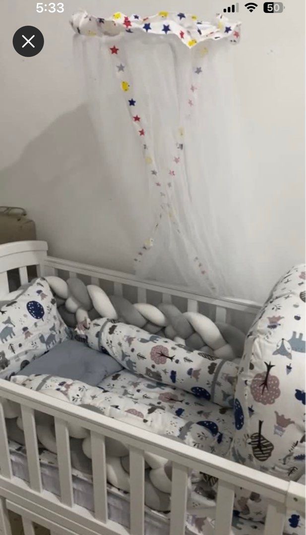 Newborn nursery cot or crib | Drop side bed | Co-Sleeper bed | Toddler Bed | Study Table (Category: Cots & Cribs) located in Manila. Submitted by cute_clothes_for_babies (Listing ID 1371456207, Image 2). Description: *Newborn nursery cot *Drop side bed *Co-Sleeper bed *Toddler Bed *Study Table Assembled Dimensions: 106*64*98cm •Imported, made of New Zealand pine wood • The stationary side drop rail design to serve as co-sleeper and easy diapering