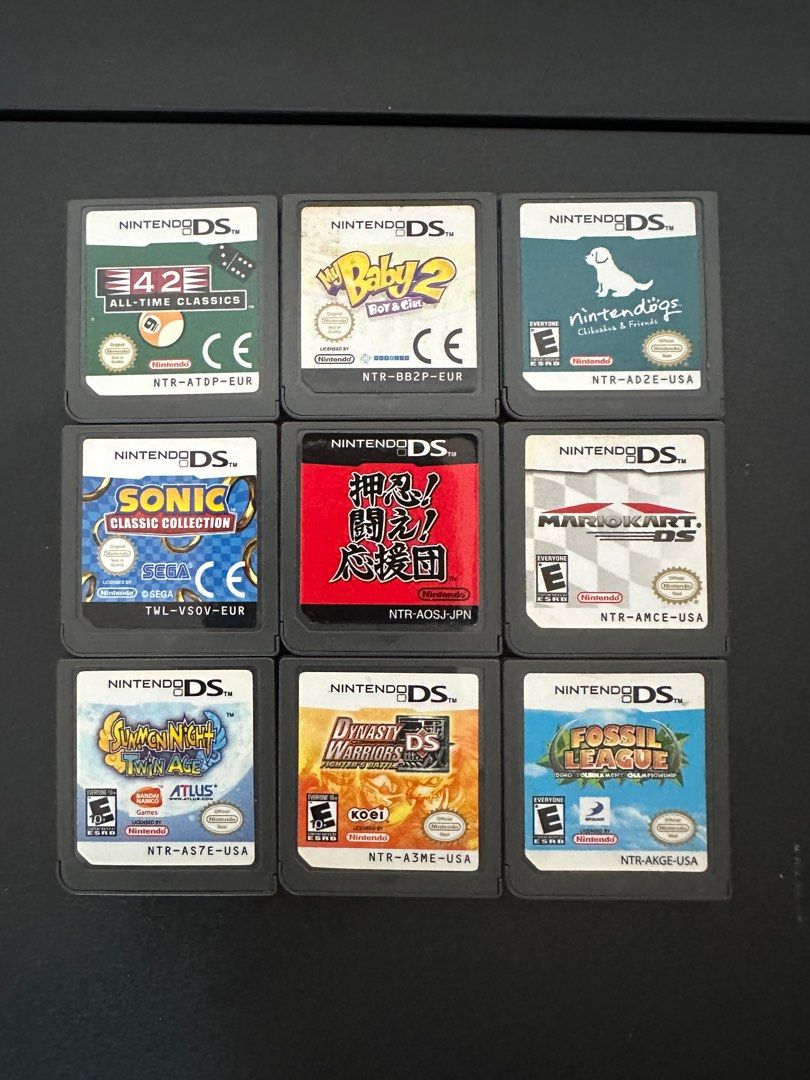 Nintendo DS game 42 all time classics My baby Nintendogs