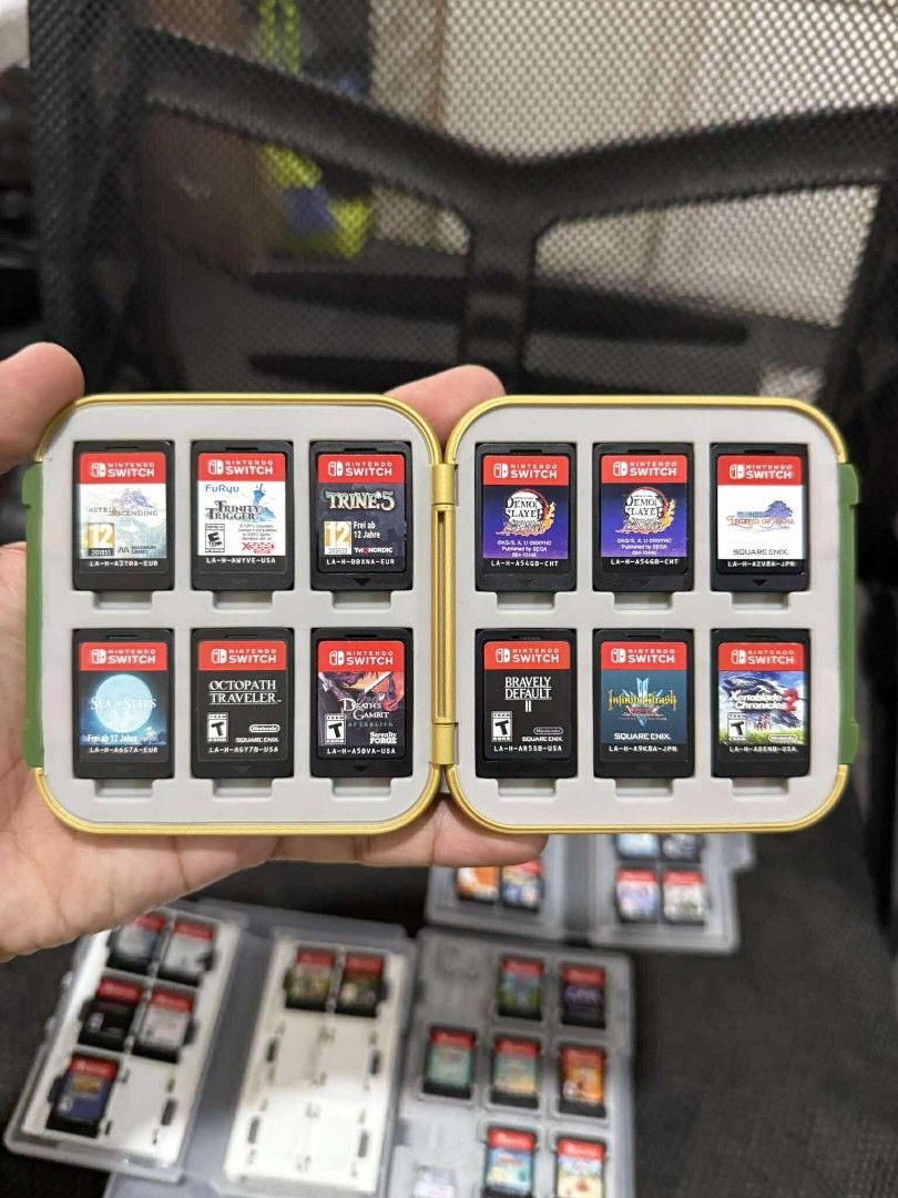 Nintendo Switch Cart Games ( No Case) (Category: Nintendo) located in Quezon City. Submitted by shopme_gadget30 (Listing ID 1371425068, Image 3). Description: kindly read the details first for sale fixed price good Condition tested and working game card only compatible to Nintendo switch CART ONLY(NO Case) 1950 Naruto X Boruto Ultimate Ninja Storm Connections 1850 Onepiece Odyssey 1750 Zelda Breath of the Wild SOLD Super Mario wonder 1750 Mario O