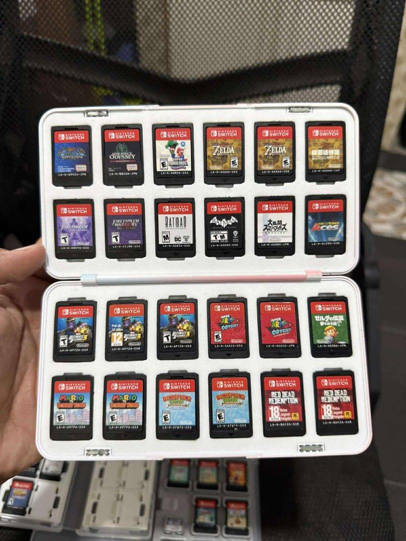 Nintendo Switch Cart Games ( No Case) (Category: Nintendo) located in Quezon City. Submitted by shopme_gadget30 (Listing ID 1371425068, Image 2). Description: kindly read the details first for sale fixed price good Condition tested and working game card only compatible to Nintendo switch CART ONLY(NO Case) 1950 Naruto X Boruto Ultimate Ninja Storm Connections 1850 Onepiece Odyssey 1750 Zelda Breath of the Wild SOLD Super Mario wonder 1750 Mario O
