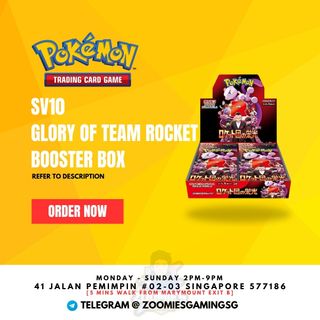 Glory of team rocket pack For Sale | Buy 500+ Glory of team rocket pack  online | Carousell Singapore