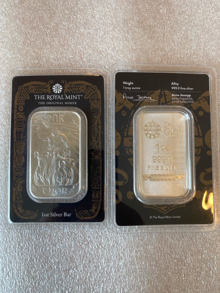 Royal Mint Thor 1 oz Silver Bar in Assay, Hobbies & Toys, Collectibles ...