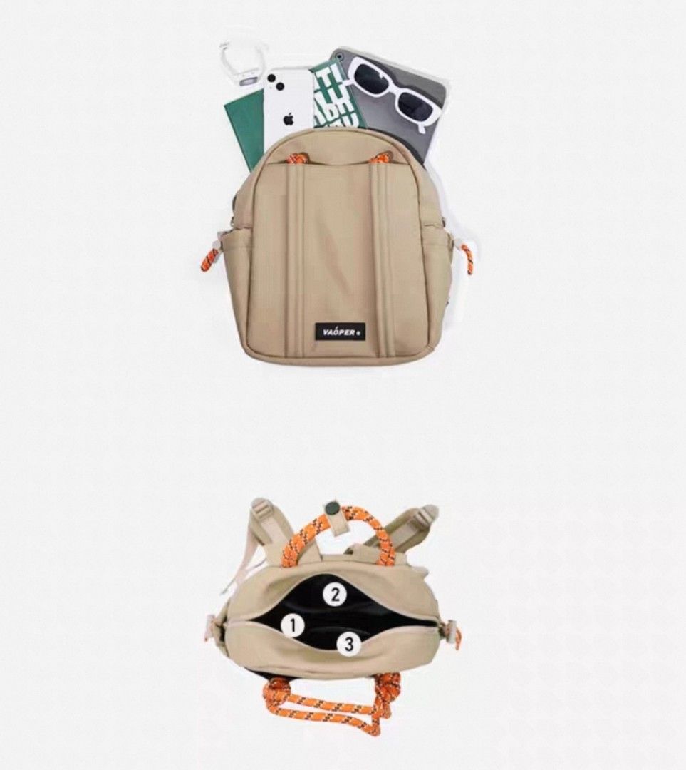 Simplistic Backpack (Category: Backpacks) located in Singapore. Submitted by frozen_strawberries (Listing ID 1371515525, Image 4). Description: Almost brand new, selling to buy the same design but bigger one because this is slightly too small for my iPad Pro. Most ideal for iPad mini, a digital camera, essential skin care and an umbrella 😍 One main compartment: separated into two sections One front compartment for quick access items Two side com
