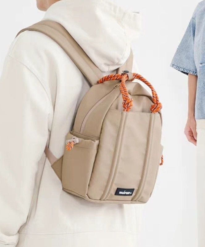 Simplistic Backpack (Category: Backpacks) located in Singapore. Submitted by frozen_strawberries (Listing ID 1371515525, Image 2). Description: Almost brand new, selling to buy the same design but bigger one because this is slightly too small for my iPad Pro. Most ideal for iPad mini, a digital camera, essential skin care and an umbrella 😍 One main compartment: separated into two sections One front compartment for quick access items Two side com