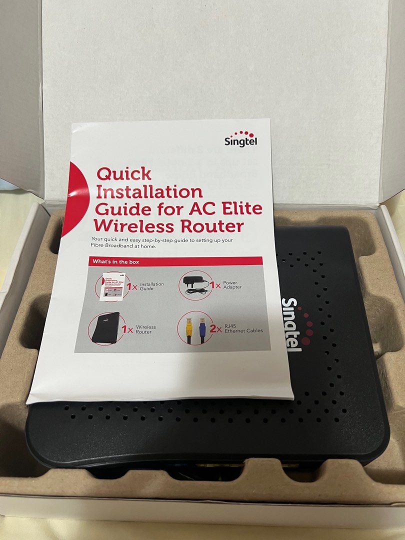 Singtel WiFi Gigabit Router AC Elite63203130149889113