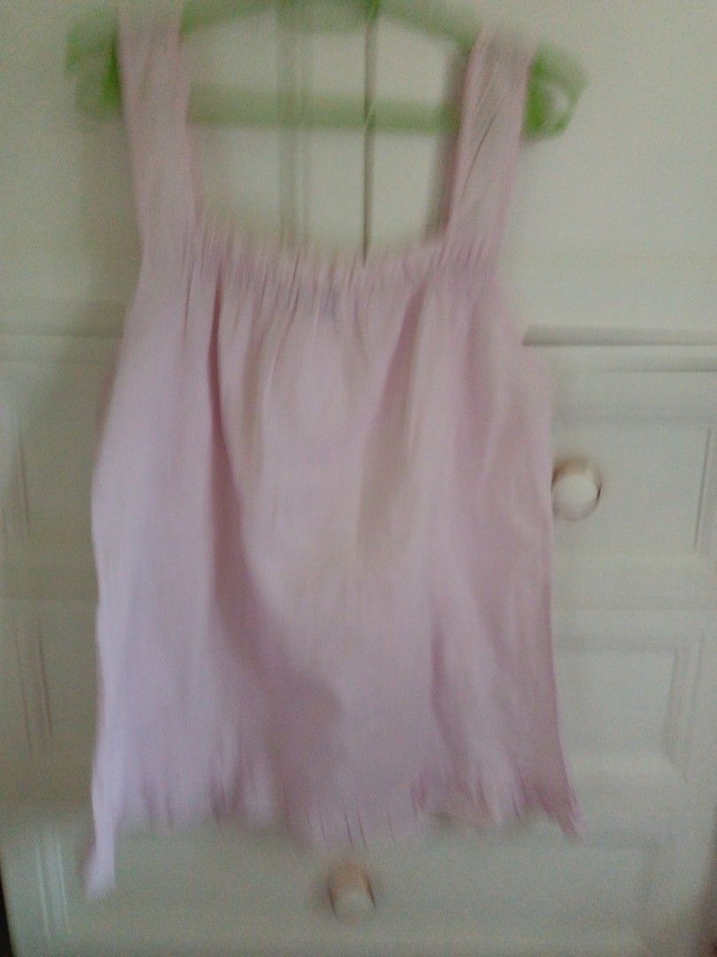 Sleeeve less sleeping top (Category: Sleeveless) located in Rizal. Submitted by decluttertoreuse (Listing ID 1371454289, Image 3). Description: size M to L this is preloved, hindi na ginagamit, nakastock nlng and for declutter (negotiable).