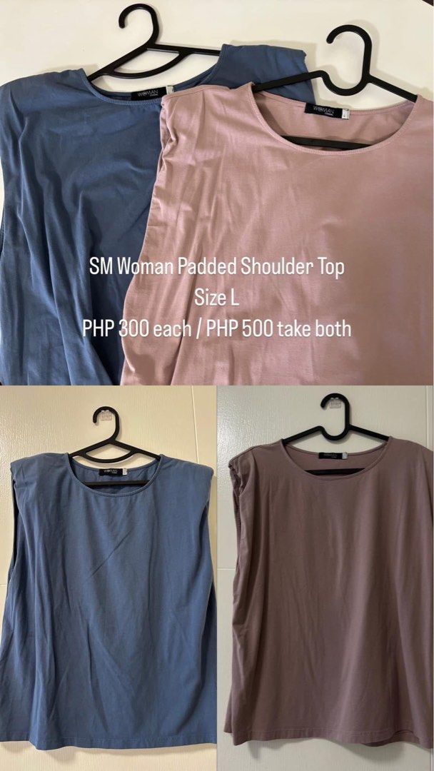 SM Woman Padded Shoulder Top (Category: Blouses) located in Quezon City. Submitted by beanie_x (Listing ID 1371483170, Image 1). Description: .