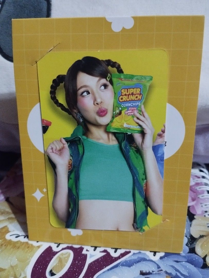 Super Crunch x BINI Photo Card (Category: Raw Singles) located in Dagupan City. Submitted by mrsrraga (Listing ID 1371441741, Image 1). Description: Maloi (front) Gwen (back) RFS: Duplicate MOP: Gcash.