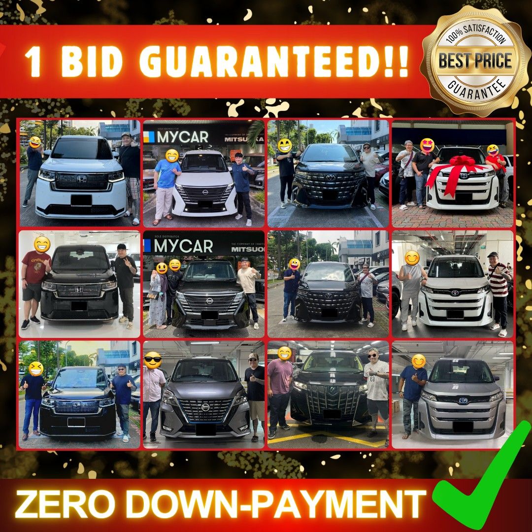 Toyota Noah 1.8x Auto (Category: Used Cars) located in Singapore. Submitted by zero.downpayment.specialist (Listing ID 1371523064, Image 1). Description: 《THIS IS A NEW CAR POST》❗ 《THIS IS A NEW CAR POST》❗❗ 《THIS IS A NEW CAR POST》❗❗❗ ▪︎PERSONAL USAGE✅️ ▪︎EX BANKRUPTCY ✅ ▪︎OVERTRADE ✅️ ▪︎BAD CREDIT✅ ▪︎PHV✅ ALL WELCOME‼ 100% FULL LOAN ONLY FROM 2.98%❗❗ 🔥MEGA CLEARANCE SPECIAL SALES🔥 BRING YOUR DREAM CAR HOME WITH ABSOLUTELY 0❗ +65 8 69 369 99 🔹