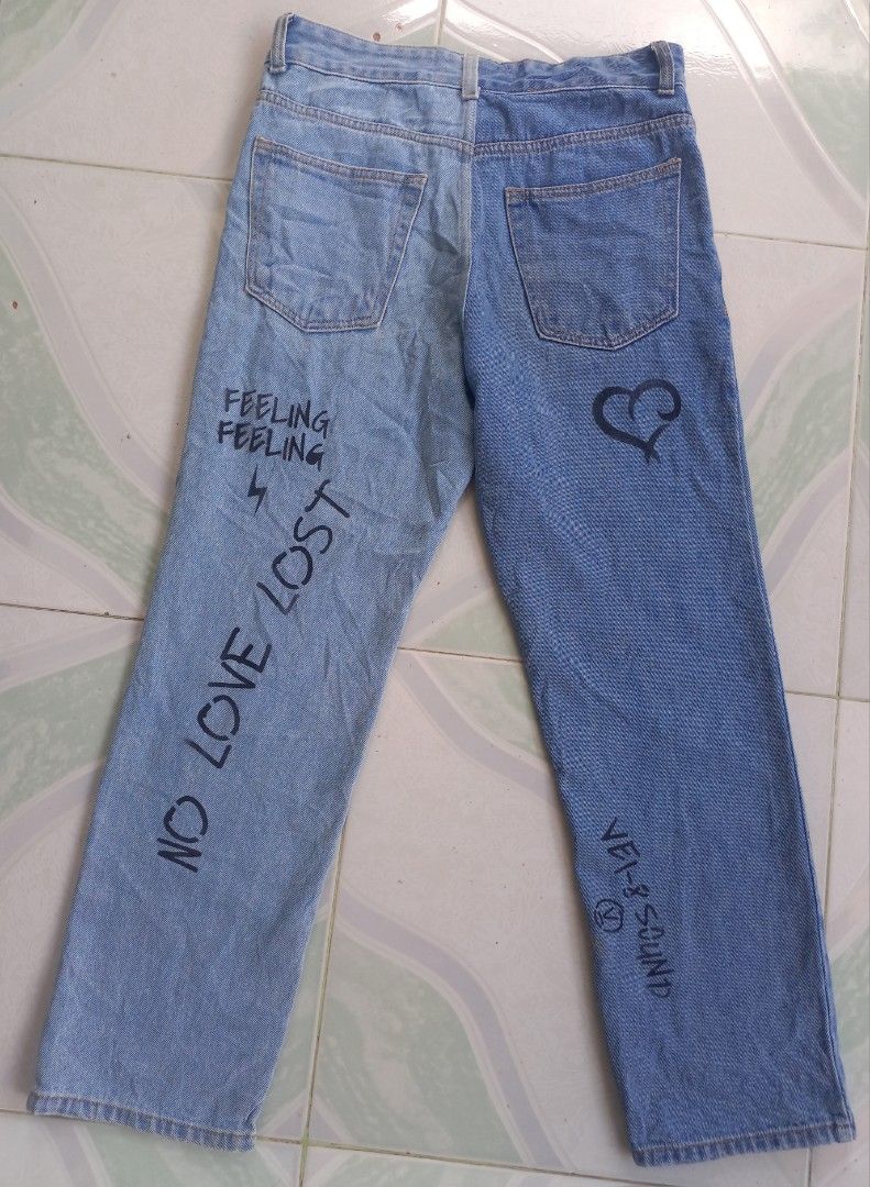 VEI-8 Punk Rock jeans - light blue (Category: Jeans) located in Santo Tomas. Submitted by CDsThrift (Listing ID 1371408240, Image 2). Description: very good to excellent condition, dimes 28-29" x 37" no issues.