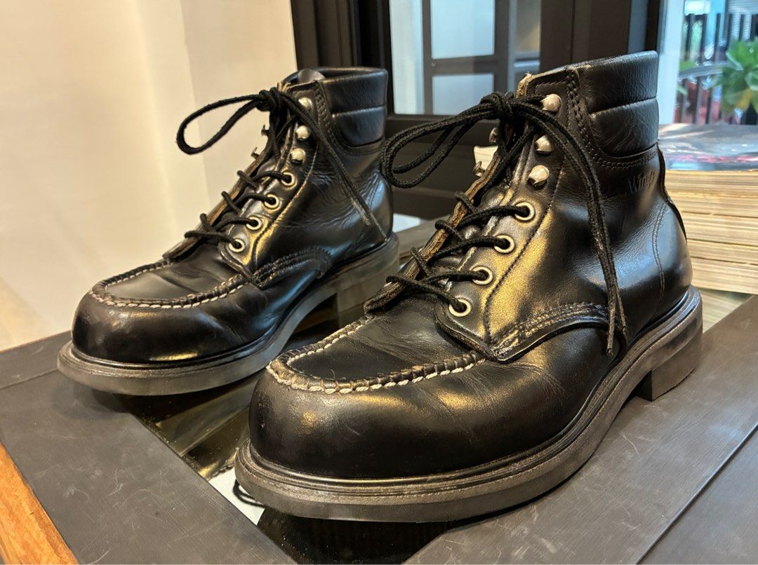 Red Wing 8133 Vintage Vintage 90s Red Wing 8133 Work Boots Moc Toe
