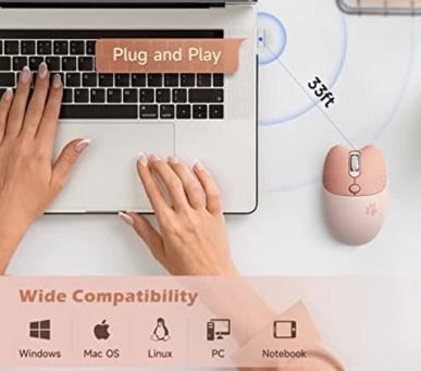Wireless Mouse With Adjustable DPI For Computer Laptop Windows and MacOS63205308488067113