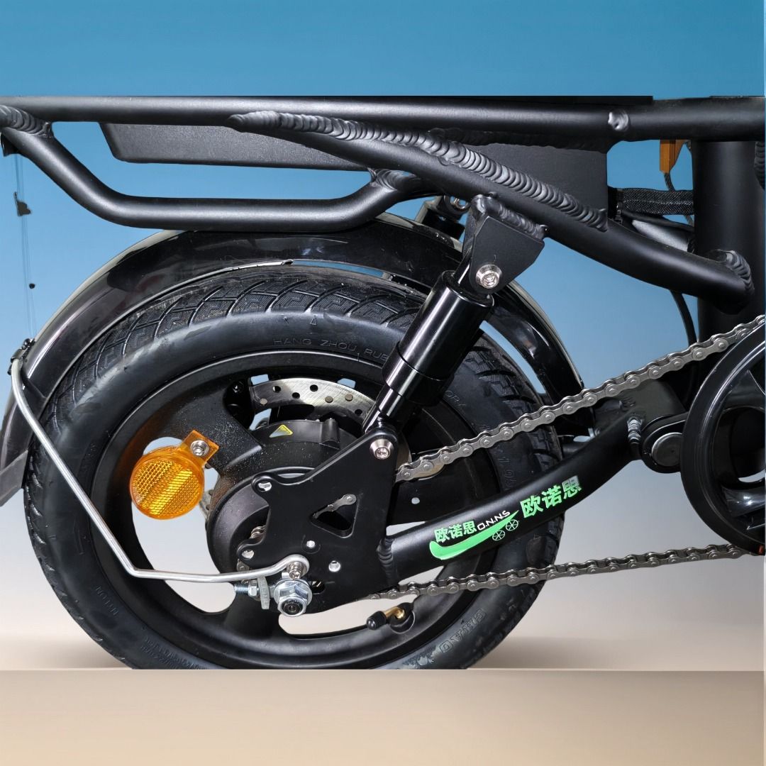 1 And ONLY Brand New Electric bicycle/E-bike with swing arm and suspension LTA Approved Orange Tag 48v 10.4ah (Category: E-Scooters & E-Bikes) located in Singapore. Submitted by salesgreenenergytech (Listing ID 1371637509, Image 4). Description: Brand new LTA approve Orange Tag E-bike Swing arm with reinforced body 48v 10.4ah approve with EN 15194 LTA Approved battery 48v 2a LTA Approved charger with safety mark Roughly around 5-6hrs of charge ti