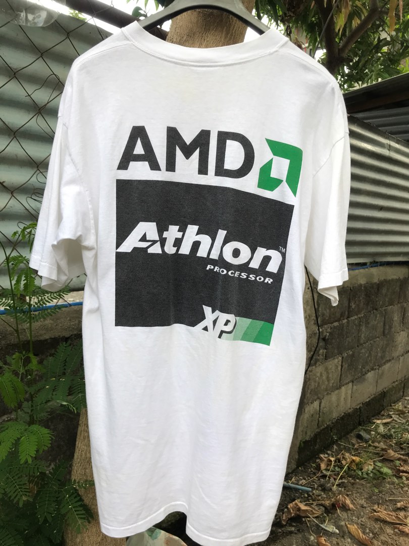 2000s AMD Athlon XP Processor Tech Tee, Men's Fashion, Tops & Sets ...