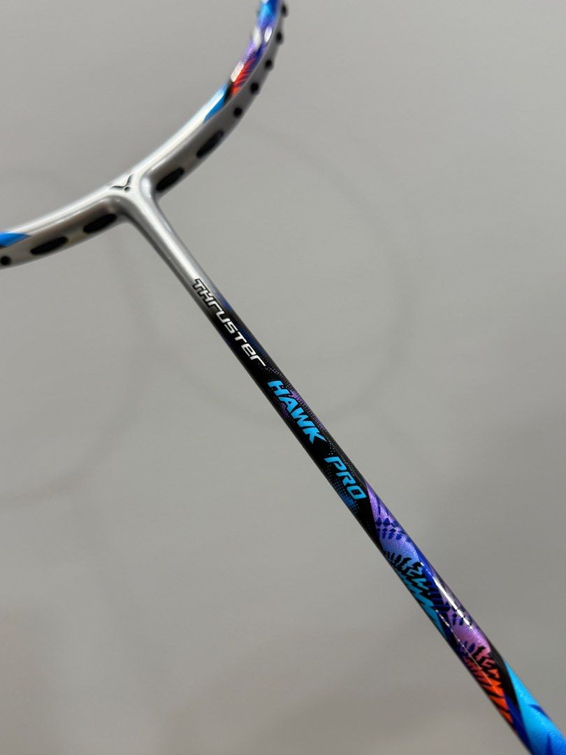 Victor Hawk Racket (2025 New Launch) Victor Thruster Hawk Pro Badminton Racket, Sports ...