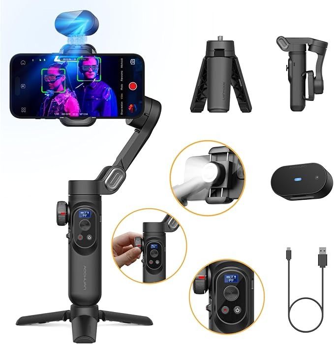 AOCHUAN Smart XPro AI 3 Axis Smartphone Gimbal Stabilizer62863089647875110