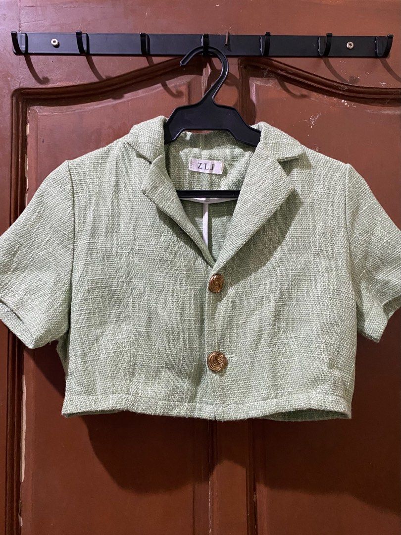 BKK Top (Category: Blouses) located in Caloocan City. Submitted by michdeclutter (Listing ID 1371614261, Image 1). Description: Can be used as top or cardigan Color may vary due to lighting (color green in person) Hard to let go of this one! Mop: Gcash only Mod: Lalamove or j&t.